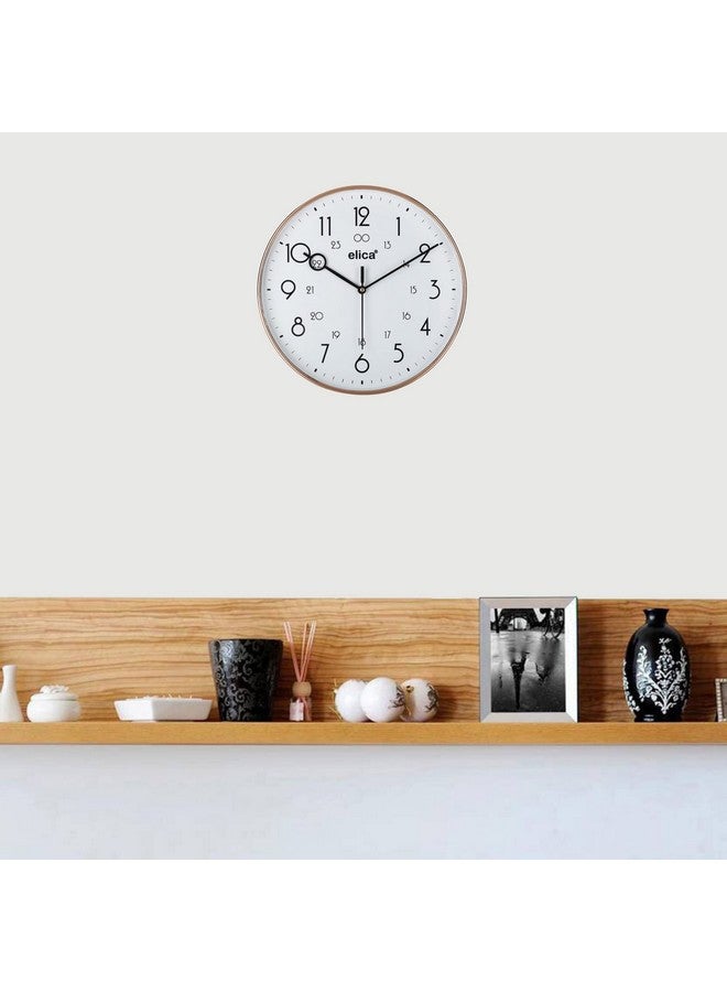 Elica Home and Office Designer Analog Wall Clock (Copper Black) - Image 5