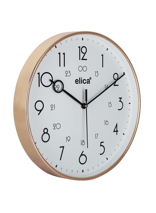 Elica Home and Office Designer Analog Wall Clock (Copper Black) - Image 2