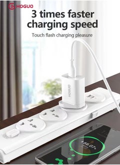 HOGUO Power Charger 18W USB Port QC 3.0 Output White  - Image 3