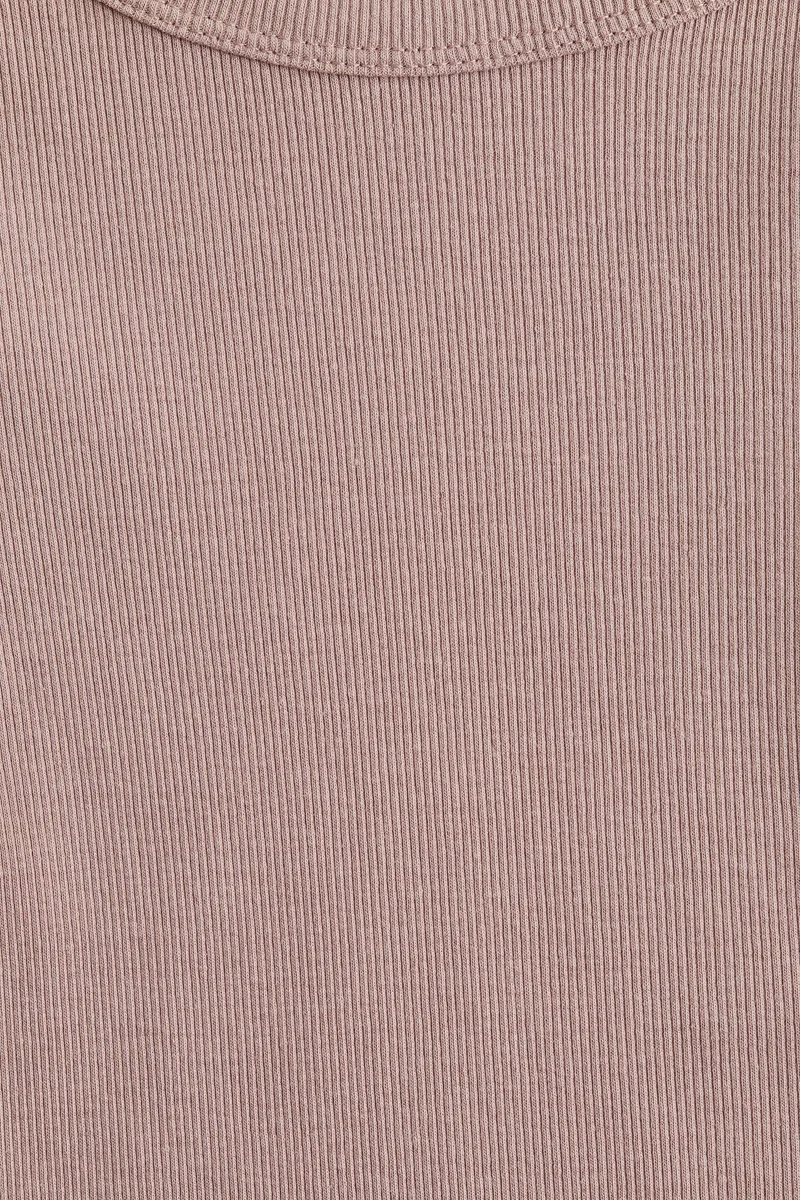 H&M Ribbed cotton jersey top