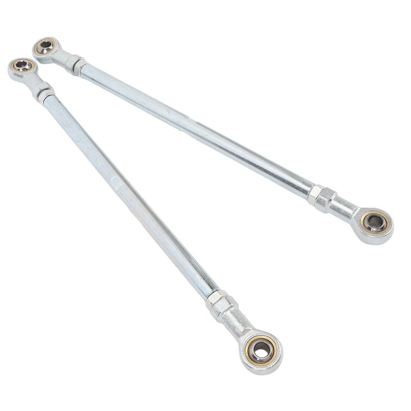1 Pair 295mm 8mm Steering Tie Rod Kit Steel Alloy High Strength Long Lasting for Go Kart ATV Racing Cart - Image 2