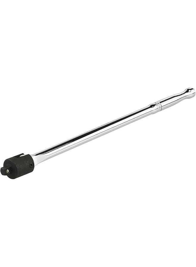 Neiko 00338A 3 8 Inch Drive Premium Breaker Bar 15 Inches Long Nut Breaker Bar 180 Degree Flex Cr Mo Head With Cr V Steel Construction  - Image 1