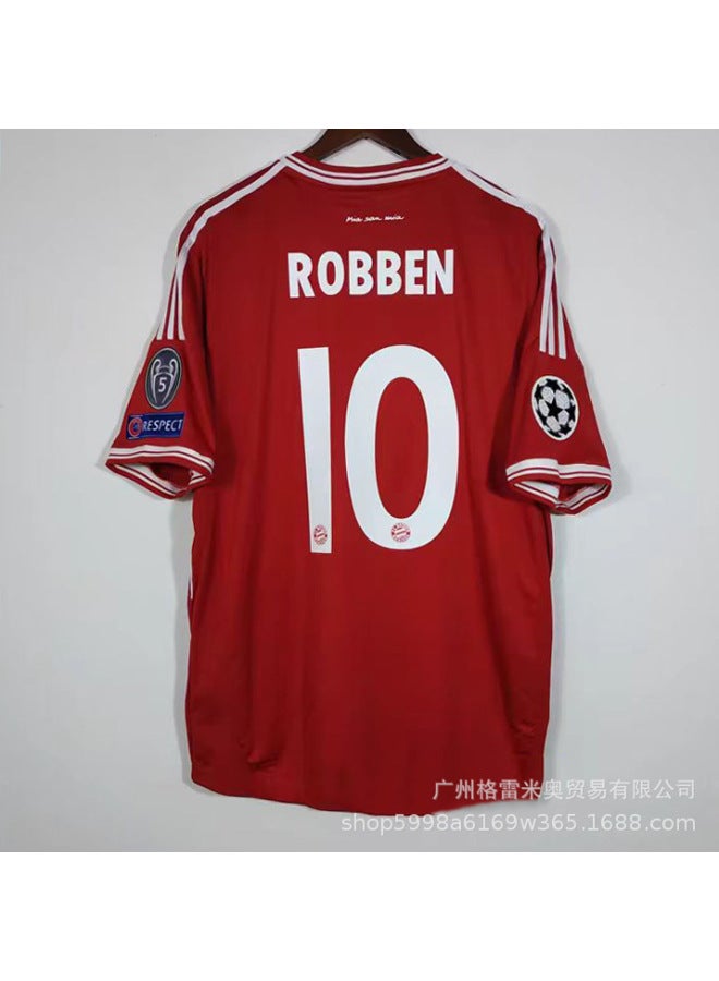 1314 Bayern Munich Home Game No. 10 Star + Champions League Game 5 Times Fair Strip Football Jersey - Image 1