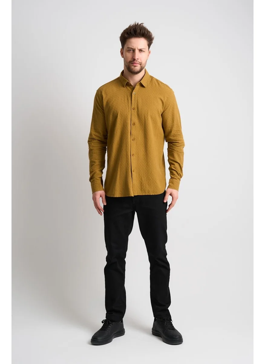 Alexander Gardi Textured Men's Linen Shirt