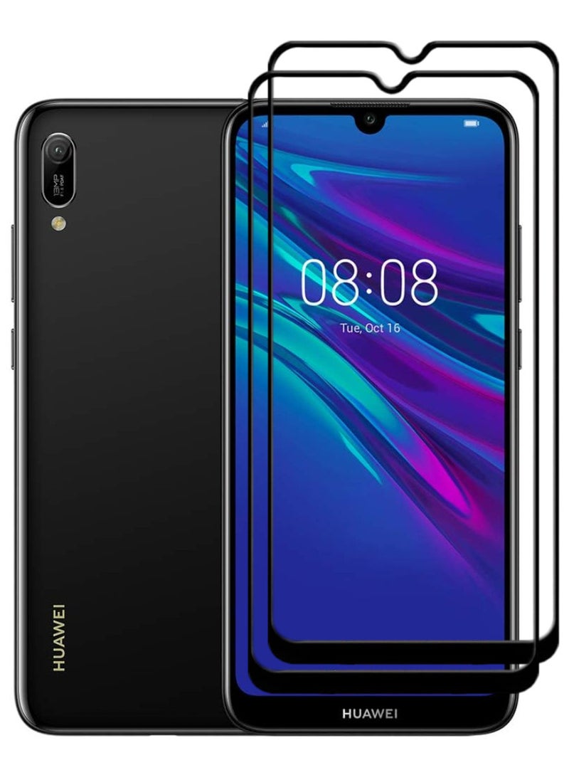 ACLIX 2 Pieces Antistatic ESD Dustproof Premium Quality High Definition Tempered Glass Screen Protector Designed For Huawei Y6 (2019) - Image 1