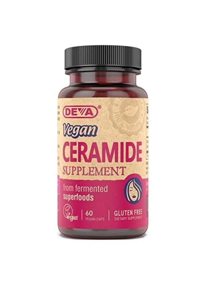 Deva Nutrition Vegan Vitamins Skin Restoring Ceramide Supplement Tablets, 60 Count, 1-Pack - Image 1