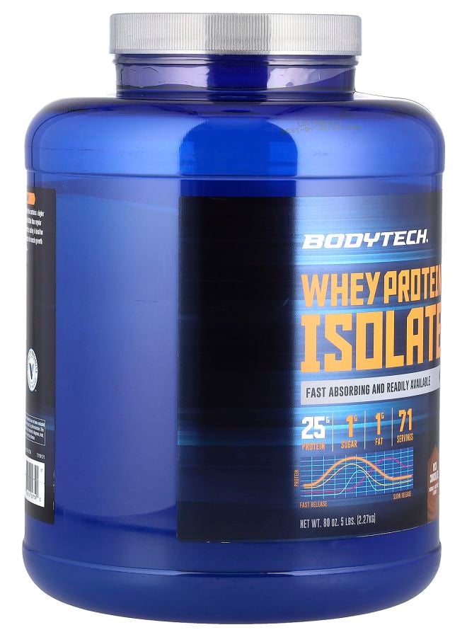 BODYTECH عزل بروتين مصل اللبن بالشوكولاتة الغنية 5 أرطال (2.27 كجم) - Image 2