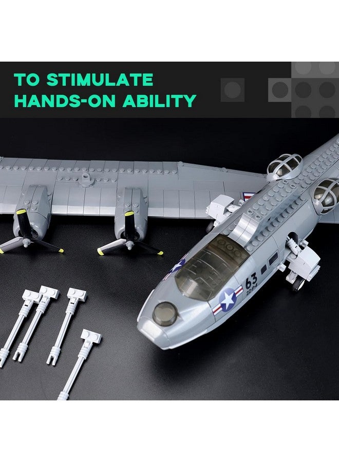 ArtorBricks Air Force Series PBY-5ACatalina Fighter Plane Military Building Block Set and Gift for Adults, Compatible (364Pieces) - Image 5