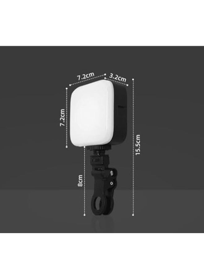 Mini LED Floodlight with Clip – 6000K Dimmable Light – Portable Camera Lighting – for Mobile, Laptop & Live Content - Image 4