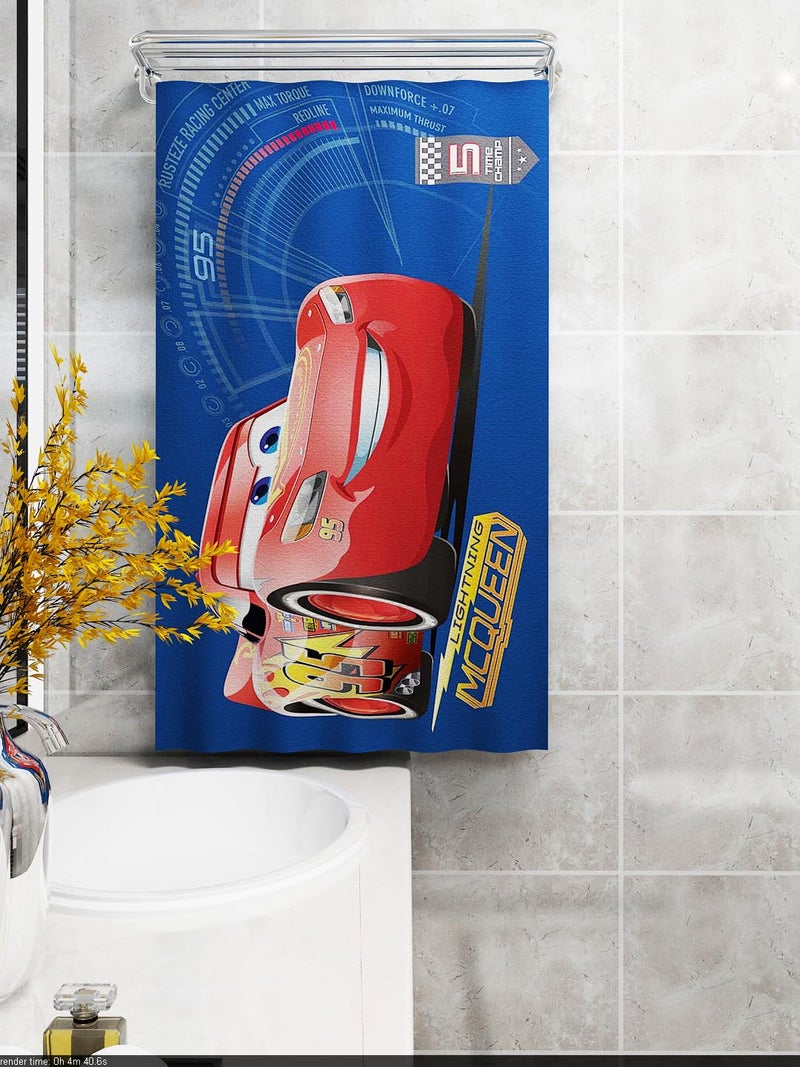 Athom Living Disney Blue 350 GSM 100 Cotton Kids Bath Towel 60x120 cm