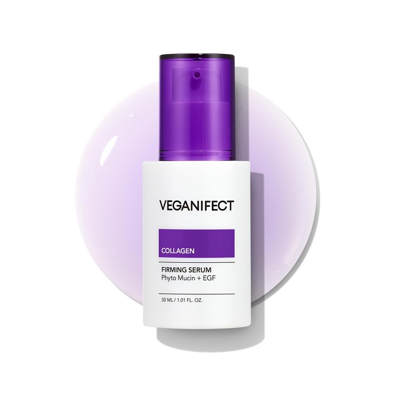 VEGANIFECT NMN Collagen Serum | Elasticity & Firm-Looking Booster with Peptides & Centella Asiatica & Hyaluronic Acid | Skin Resilience & Fine Line Care | Korean Skincare, 1.01 fl.oz - Image 1