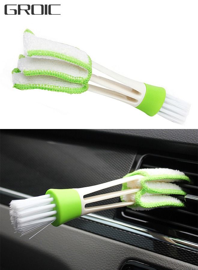 GROIC Mini Duster for Car Air Vent, Automotive Air Conditioner Cleaner and Brush, Dust Collector Cleaning Tool for Keyboard Window Leaves Car Air Vent Cleaning Tool  - Image 1