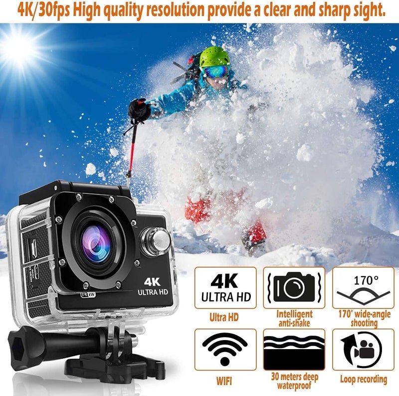 DIVINE Digital Camera 4K 48MP Kids Camera, Dual Screen & Autofocus Point and Shoot Digital Cameras with 64GB SD Card, 16X Zoom, Built-in Batteries (DDC-75) - Image 4