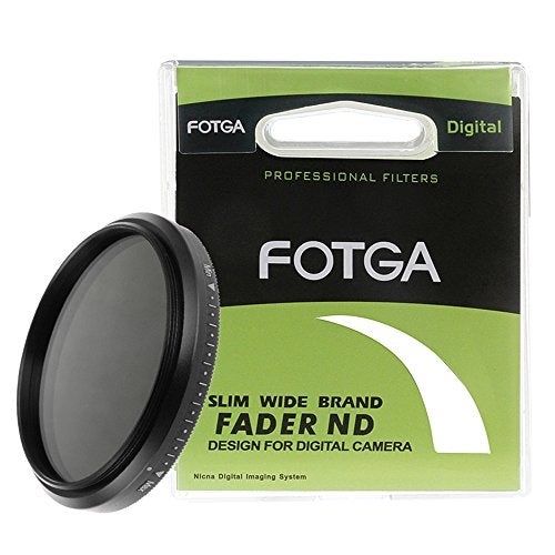 Fotga 52mm Slim Adjustable Variable ND Neutral Density Filter ND2 to ND400 1-9 Stops for Nikon Nikkor Z 26mm f/2.8 for Canon EF-S 24mm F2.8 for Sony Olympus All DSLR Cameras Lenses with 52mm Thread - Image 1