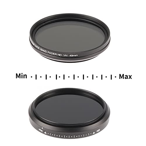 Fotga 52mm Slim Adjustable Variable ND Neutral Density Filter ND2 to ND400 1-9 Stops for Nikon Nikkor Z 26mm f/2.8 for Canon EF-S 24mm F2.8 for Sony Olympus All DSLR Cameras Lenses with 52mm Thread - Image 5