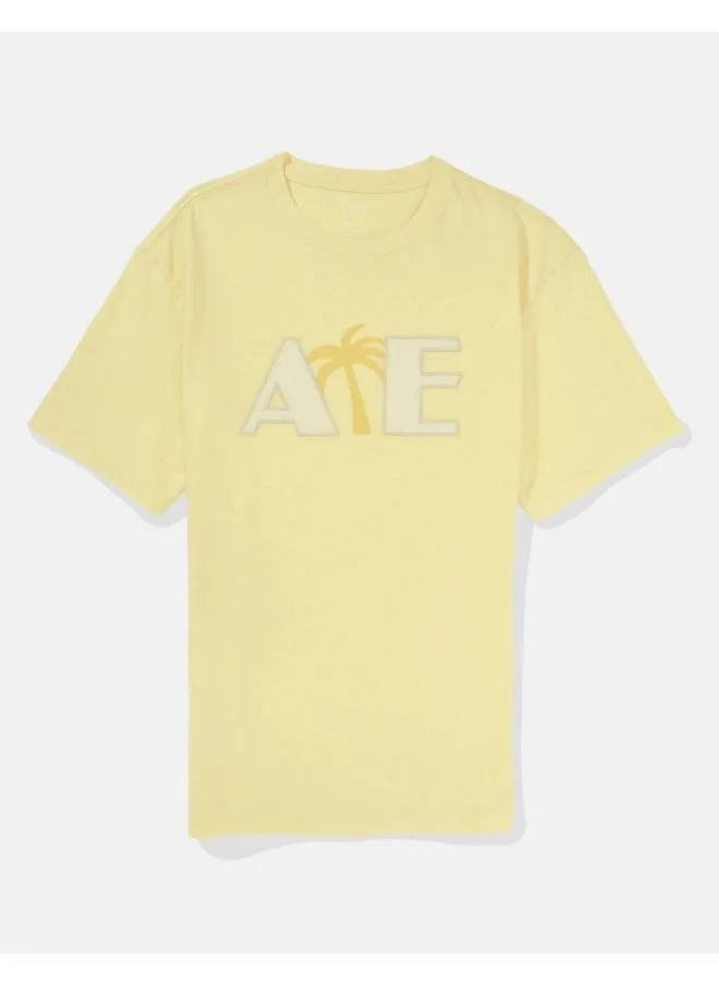 American Eagle Logo Graphic Crew Neck T-Shirt