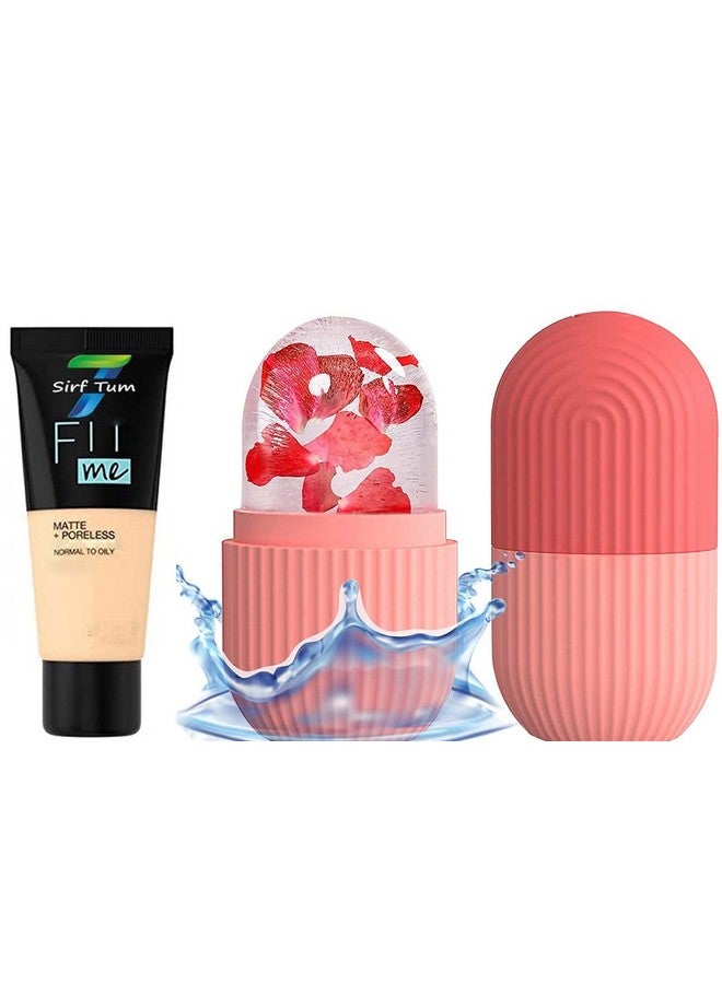 SIRF TUM 7 Ice Face Roller, Ice Roller for Face and Eye, Reusable Beauty Ice Facial Roller for Face Skin Care Silicone Ice Stick Face Ice Mould Icing Tool - Image 1