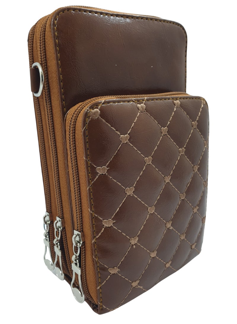 TO FASHION TO 3009 LEATHER WOMEN, GIRLS CROSS BODY BAG, SHOULDER BAG, WITH ATTATCHED BELT, MODERN, UNIQUE AND ELEGANT DESIGN, DIMENSIONS 20*12*8 CM HAVAN A  - Image 1