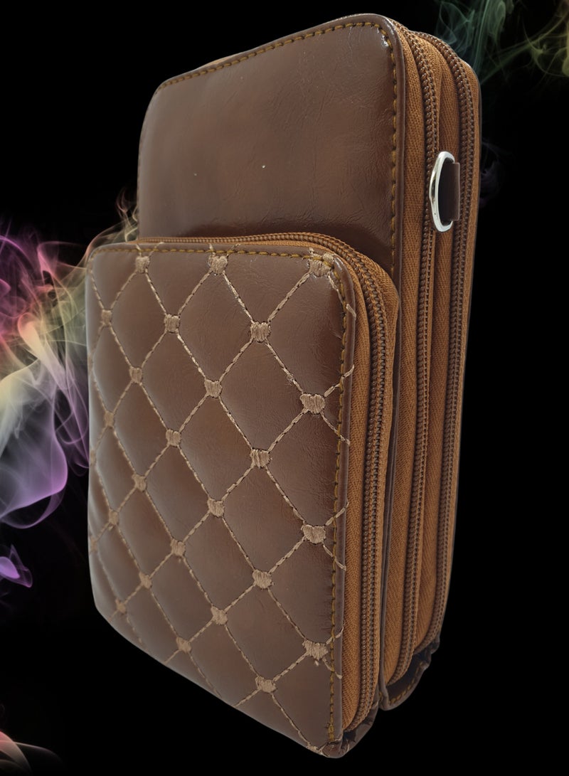TO FASHION TO 3009 LEATHER WOMEN, GIRLS CROSS BODY BAG, SHOULDER BAG, WITH ATTATCHED BELT, MODERN, UNIQUE AND ELEGANT DESIGN, DIMENSIONS 20*12*8 CM HAVAN A  - Image 2