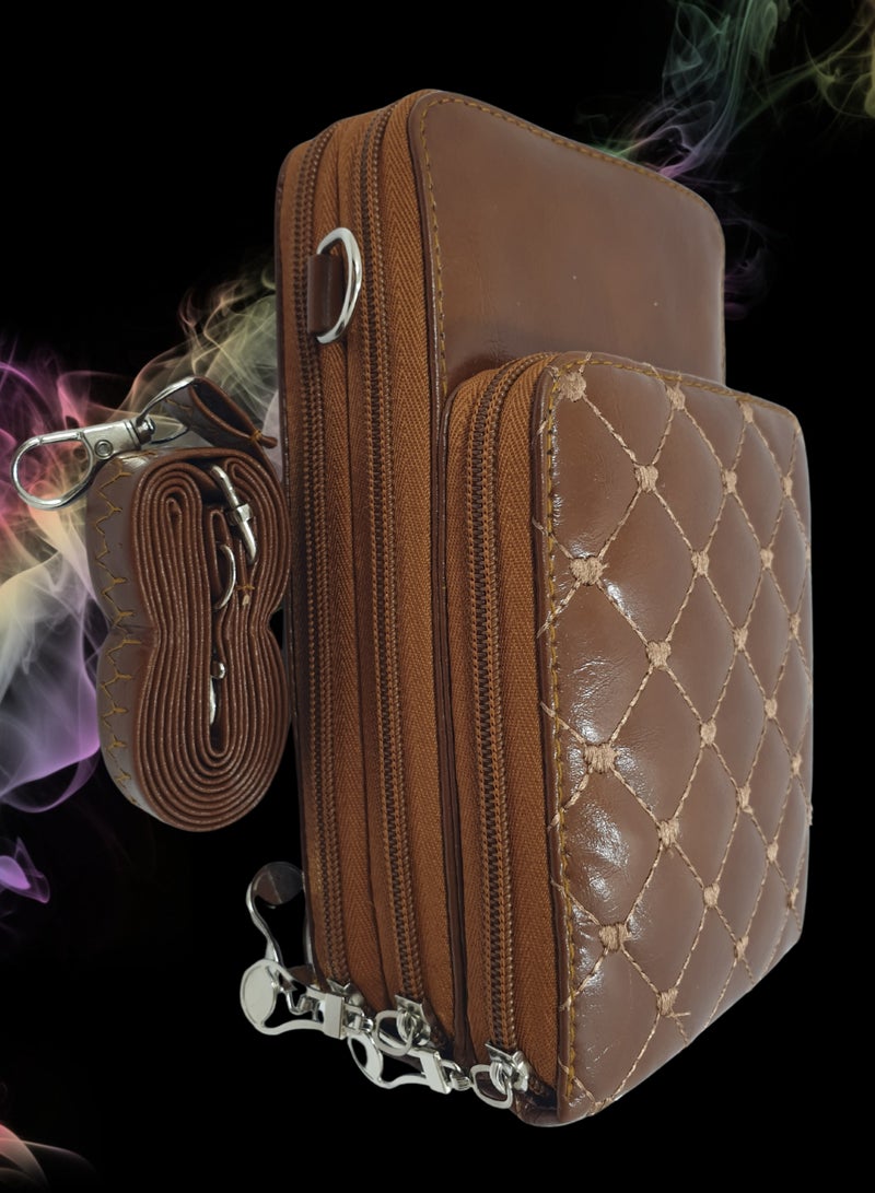 TO FASHION TO 3009 LEATHER WOMEN, GIRLS CROSS BODY BAG, SHOULDER BAG, WITH ATTATCHED BELT, MODERN, UNIQUE AND ELEGANT DESIGN, DIMENSIONS 20*12*8 CM HAVAN A  - Image 4