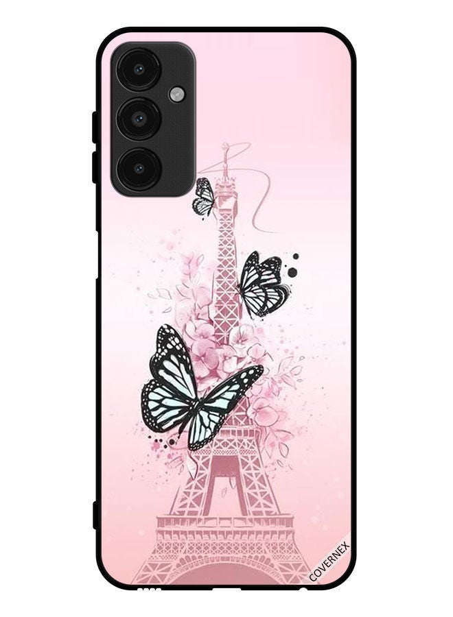 Covernex Protective Case Cover For Samsung Galaxy A14 5G Butterflies On Eiffel Tower - Image 1