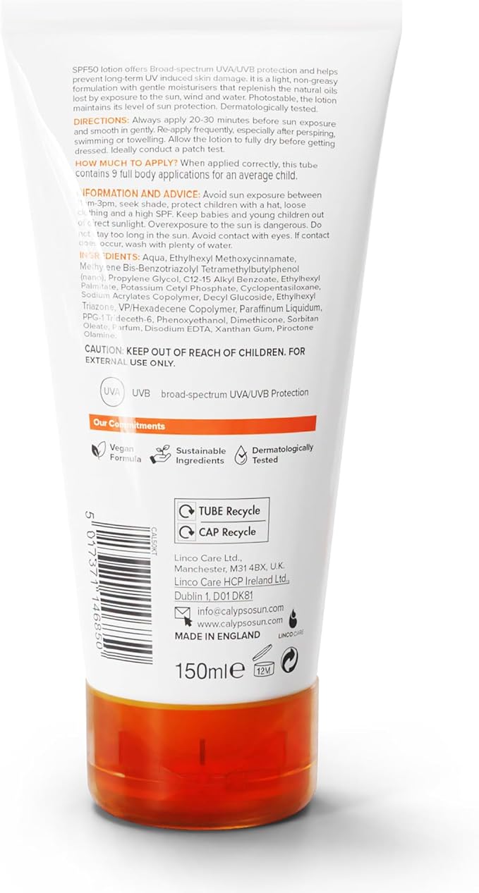 CALYPSO لوسيون الشمس للأطفال بمعيار أسترالي SPF50 - Image 3