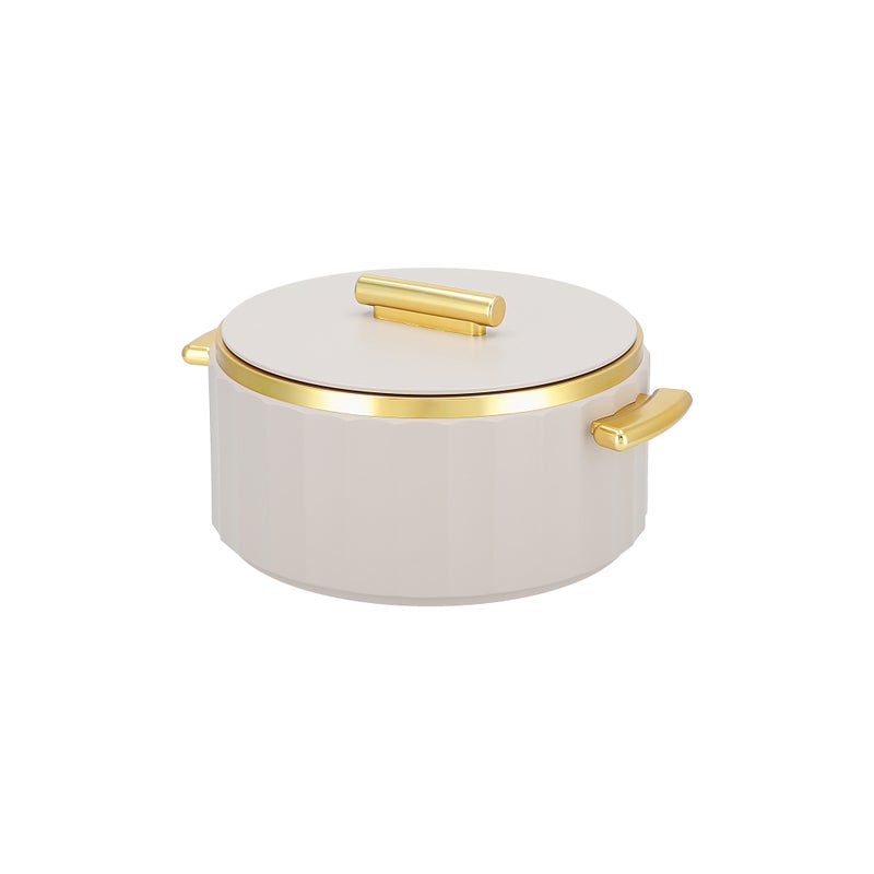 لا ميسا سخان طعام بلاستيك ليلاك و ذهبي 4 لتر - Image 3