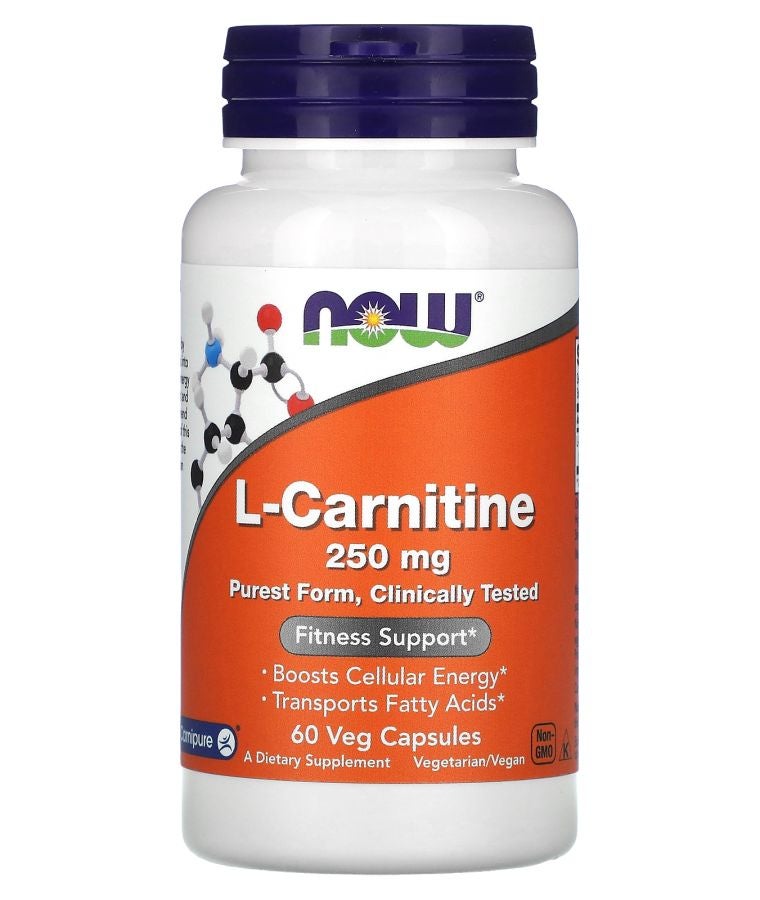 L-Carnitine 250 mg 60 Veg Capsules