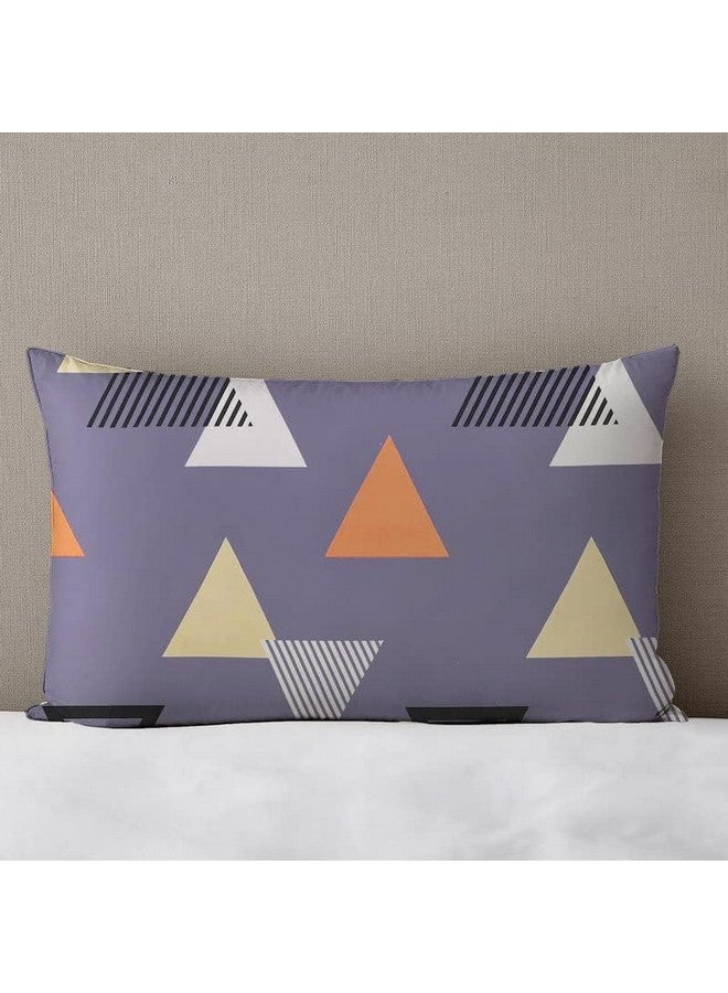 BSB HOME BSB HOME Premium Double Bedsheet with 2 Pillow Covers - 160 TC Supersoft Microfiber - Breathable & Wrinkle Free - 3 Pcs Set | Grey and Orange  - Image 3