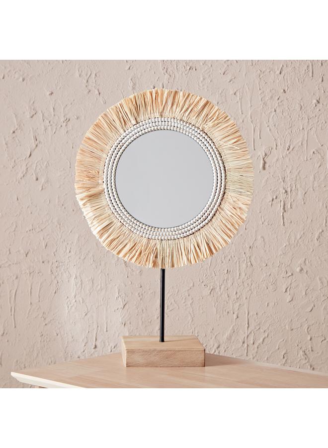 Oliver Whitewash Mirror 33.5X50X15 Cm - Image 2