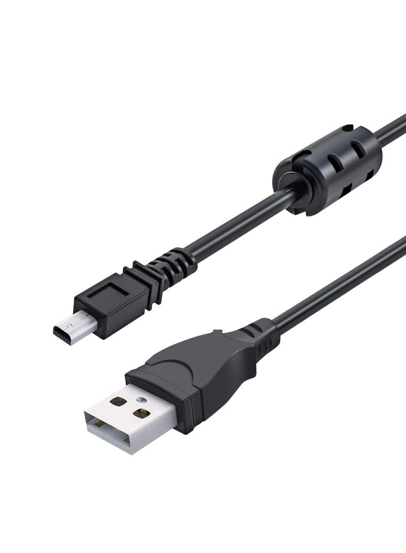 إيغويل كابل USB لنقل الصور ومزود شحن UC-E6 لـ Nikon D3300 D750 D5300 D7200 D3200، Coolpix B500، وSelect Coolpix & DSLR، المتوافق مع Sony Cybershot DSC-W800/W810/W830/W710/W730/TF1/H400. 1.5 مليون، 1 عبوة - Image 1