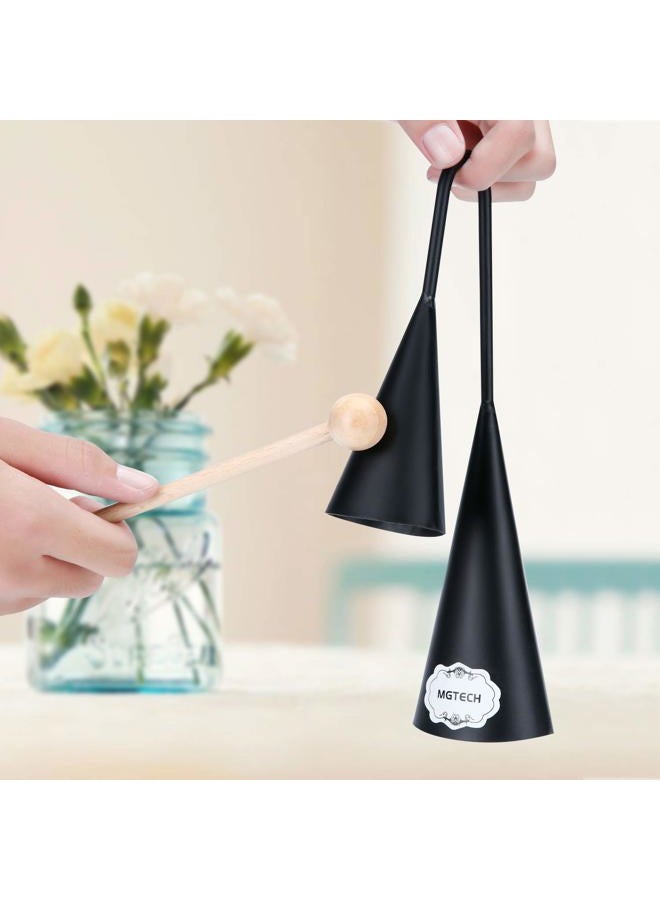 MgTech Agogo Bell, Two Tone, Traditional Samba Percussion Instrument with Wooden Stick - Image 4