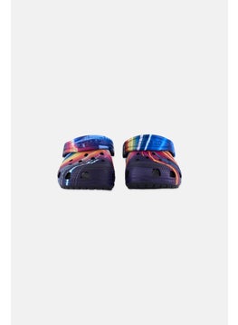 crocs Toddlers Boy Printed Slingback Clogs, Navy Combo  - Image 4