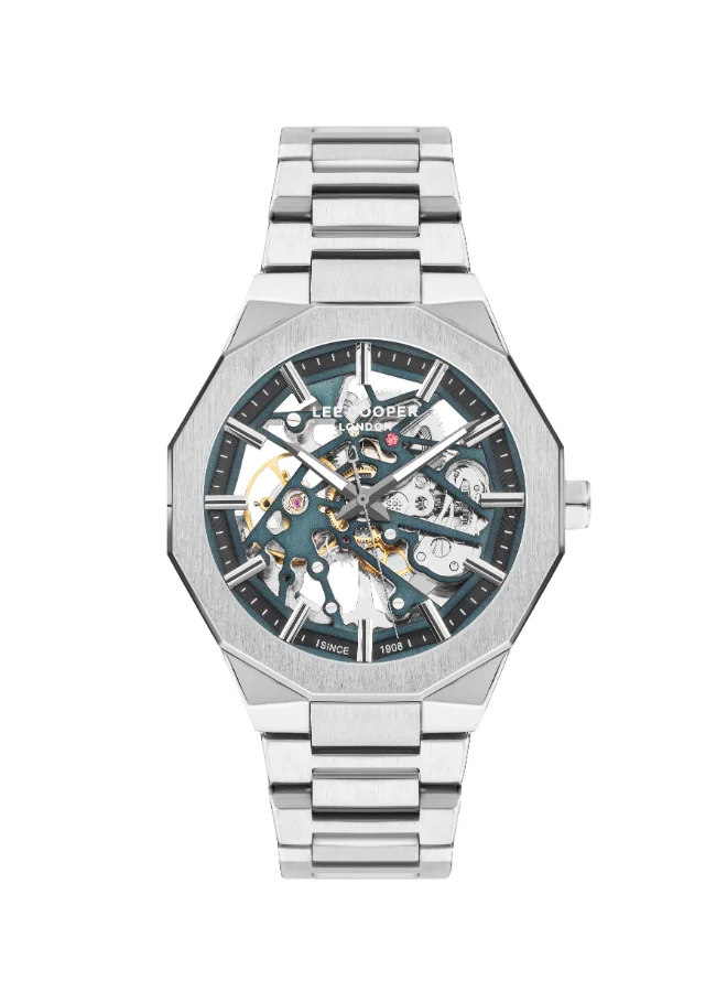 لي كوبر ساعة رجالية أوتوماتيكية معدنية . -  مم