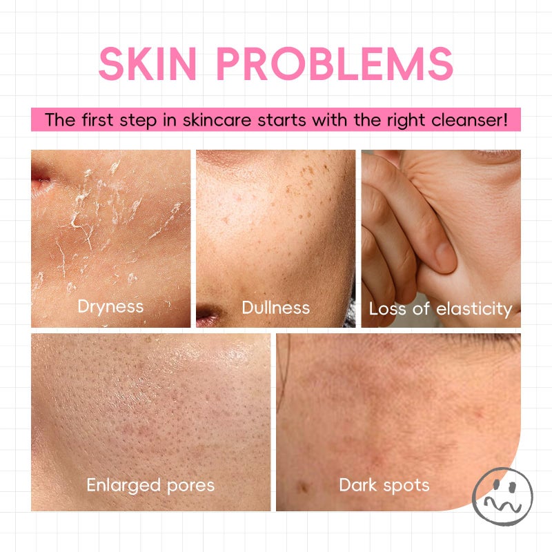QUIYUM Sakura Collagen Skincare Set - 8-Piece Glass Skin Routine with Cleanser, Toner, Serum, Eye Cream, Moisturizer | Hydration, Firm, Glow for All Skin Types, Skin Care Gift Sets, for Mother's day - Image 4