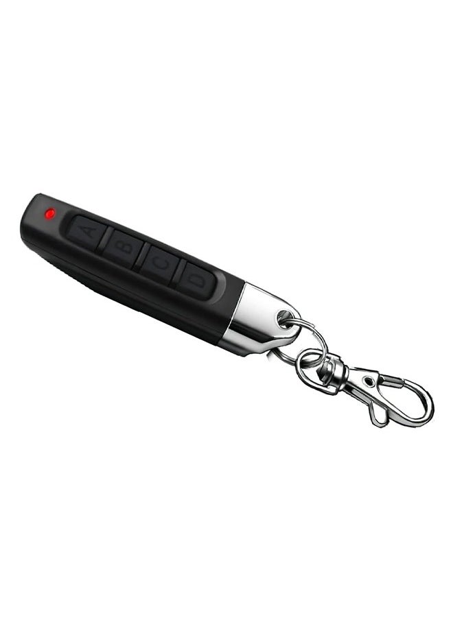 Generic - 433 Copy Remote Controller Universal Garage Door Wireless Cloning Key Fob Duplicator Electric Opener Durable Electric Opener Remote Universal Remote Control Wireless Key Fob Electric Gate Black/Silver - Image 1