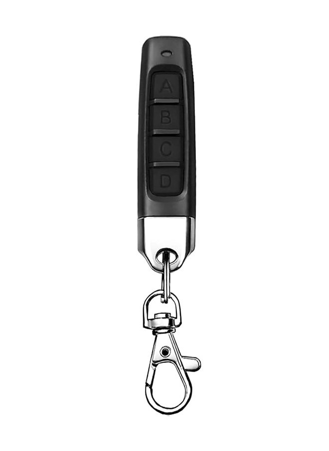 Generic - 433 Copy Remote Controller Universal Garage Door Wireless Cloning Key Fob Duplicator Electric Opener Durable Electric Opener Remote Universal Remote Control Wireless Key Fob Electric Gate Black/Silver - Image 1