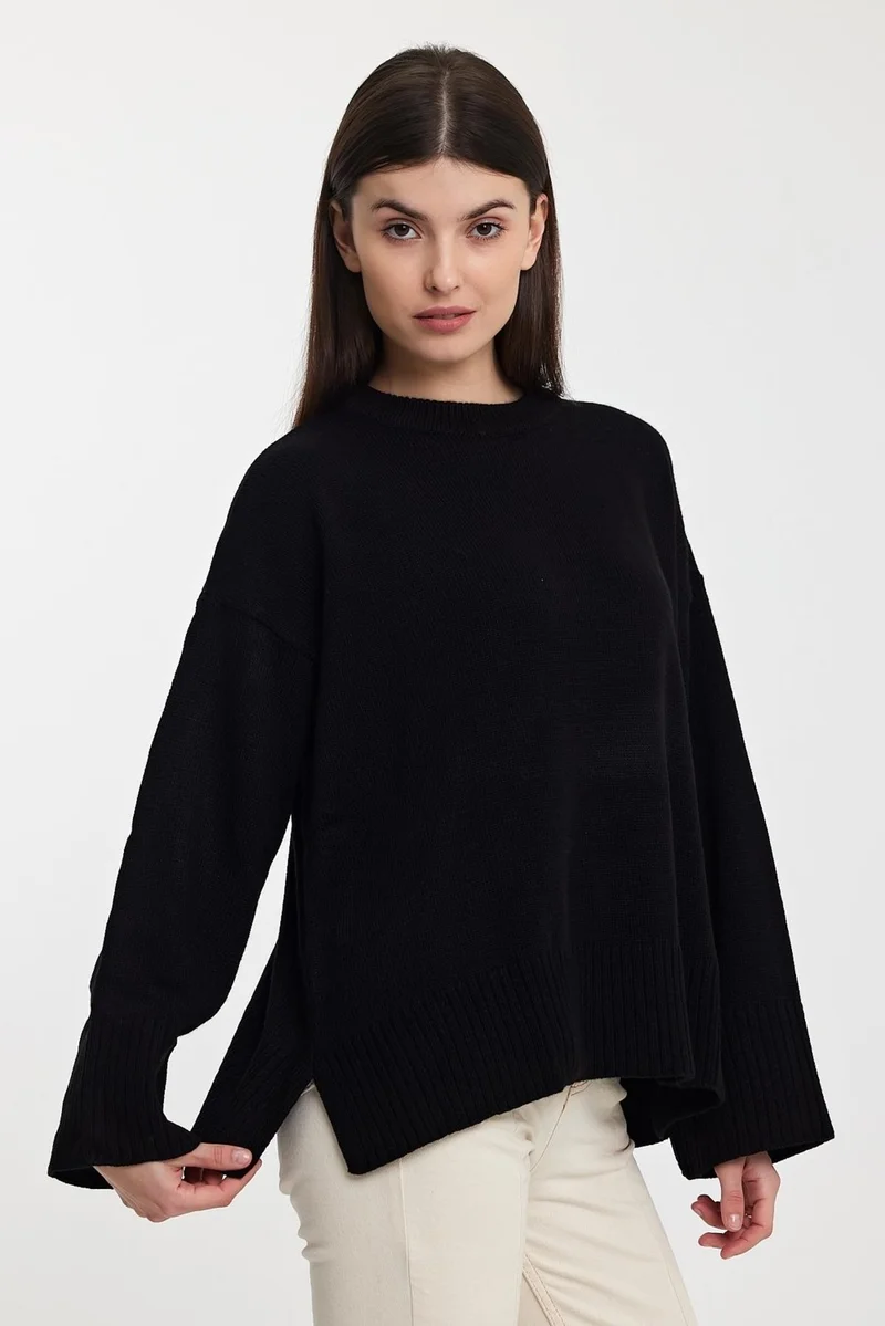 الكسندر جاردي Alexandergardı Oversize Basic Sweater(A92145-S)