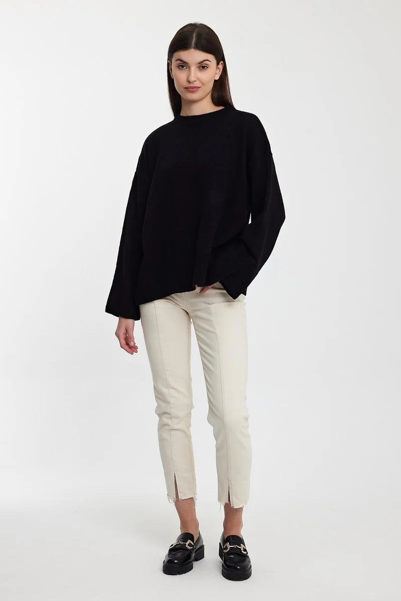 الكسندر جاردي Alexandergardı Oversize Basic Sweater(A92145-S)