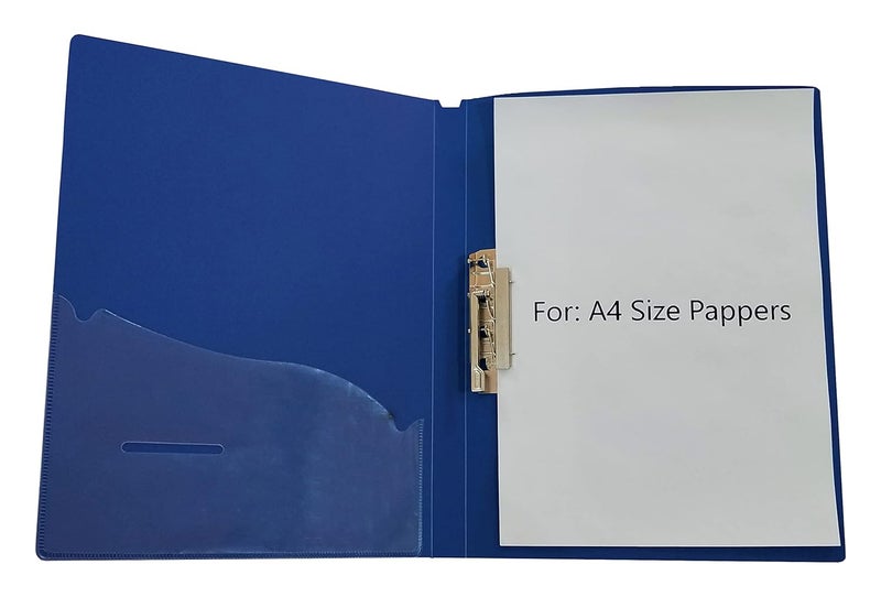 Shining Zon A4 Punchless Clip File with Pocket Timex Clip File Folder for Office documents and Certificate Plastic (Pack of 22) - Image 2