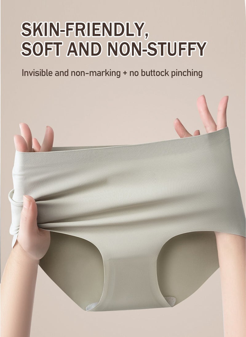 BEIRUI 6pcs Seamless Triangles, Seamless Panties, Seamless Hipster Panties, Microfiber Panties, Breathable and Comfortable Invisible Panties, High Elasticity - Image 3