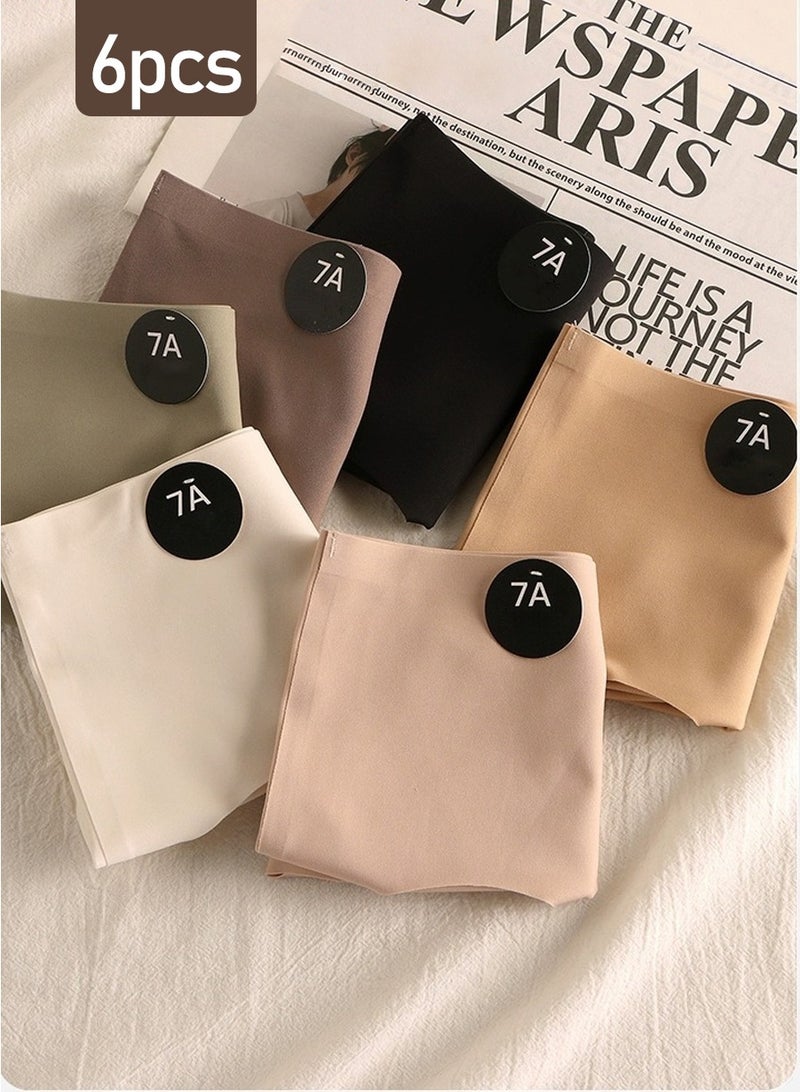 BEIRUI 6pcs Seamless Triangles, Seamless Panties, Seamless Hipster Panties, Microfiber Panties, Breathable and Comfortable Invisible Panties, High Elasticity - Image 1