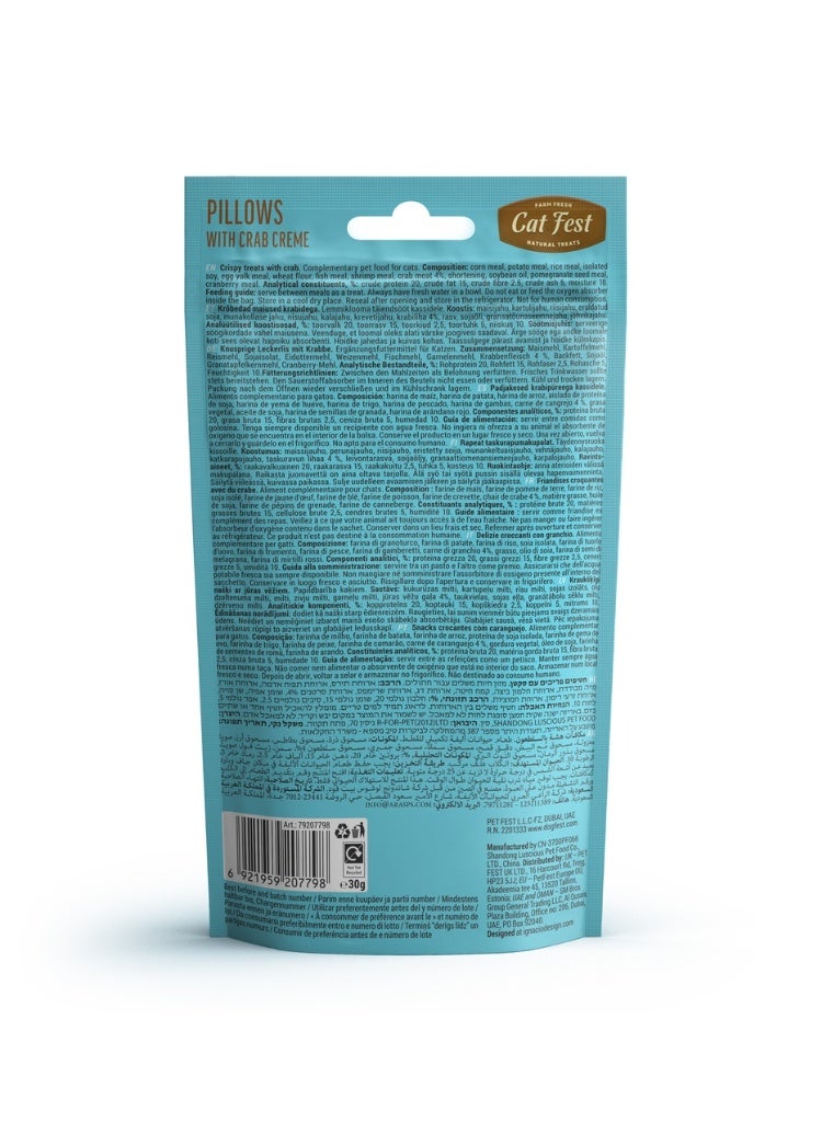 Cat Fest Pack of 2 Cat Fest Pillows With Crab Cream[Weight - 30g] - Image 5