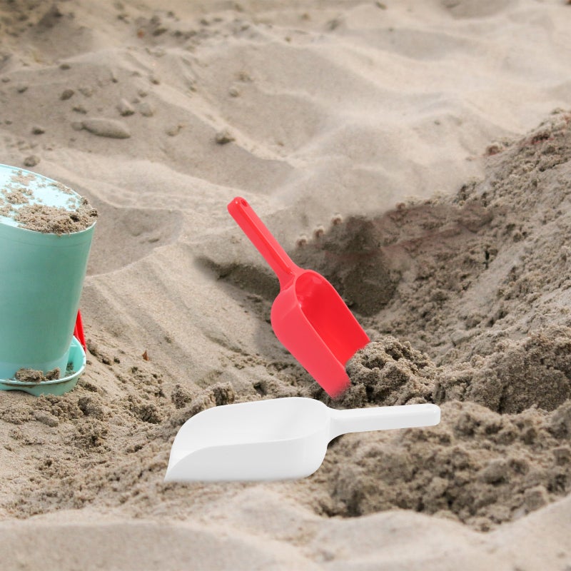 4Pcs Children Sand Digging Shovels Colored Beach Shovels Pet Food Scoop Sand Shovels - Image 2