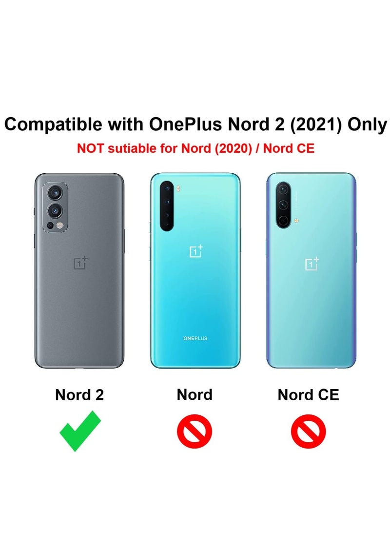ELTRAZONE - Case for OnePlus Nord 2 5G Case Cover Back Air Cushion Soft Silicone Shockproof Protective Bumper Shell Corner, - Image 1