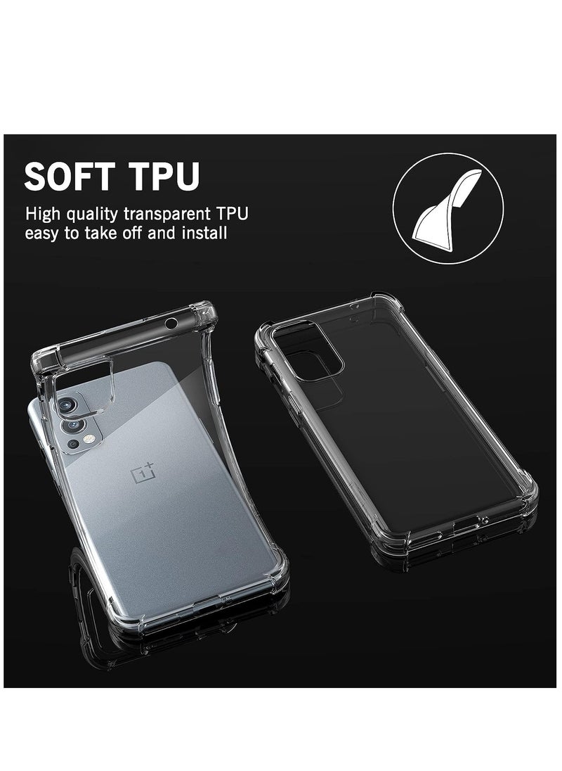 ELTRAZONE - Case for OnePlus Nord 2 5G Case Cover Back Air Cushion Soft Silicone Shockproof Protective Bumper Shell Corner, - Image 1