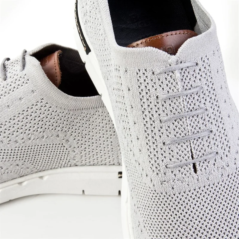 Cabani Knitted Gray Eva Sole Lace-Up Men's Casual Shoes