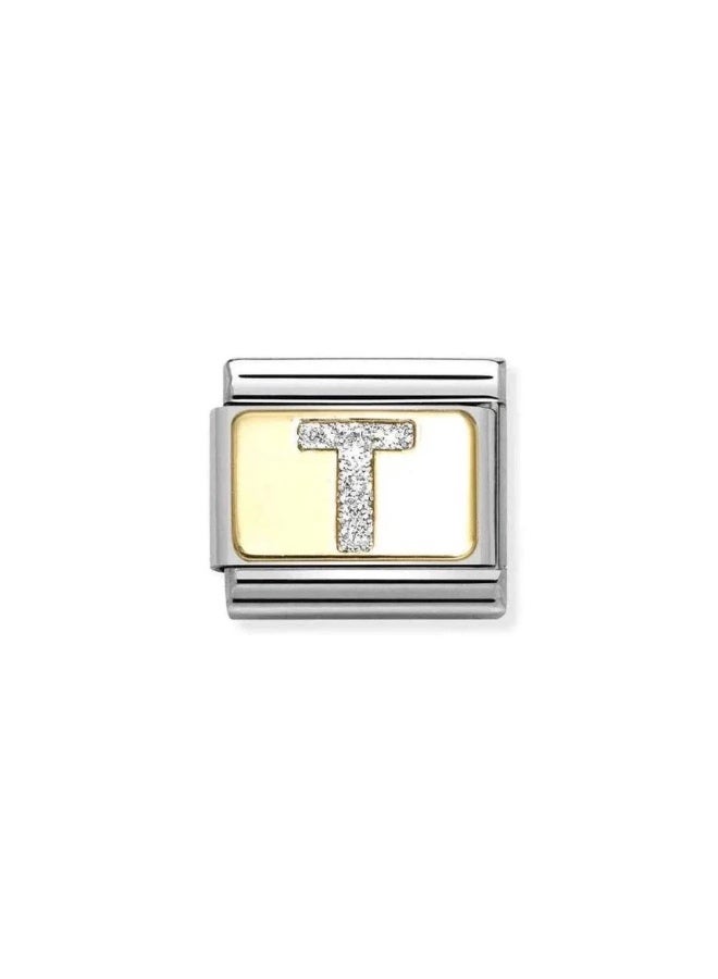 Crystal Letter - Italian Charm T