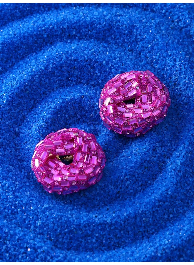 سوهي أقراط نودوم - وردي فوشيا