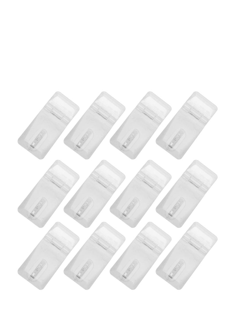 SYOSI 20 Sets Mini Hinge Hasp Acrylic Hasp Buckle Box Clear Hinge Latch Hasp Lock Hinge Latch Buckles for Mini Doors, Jewelry Box, Mini Cabinet - Image 4